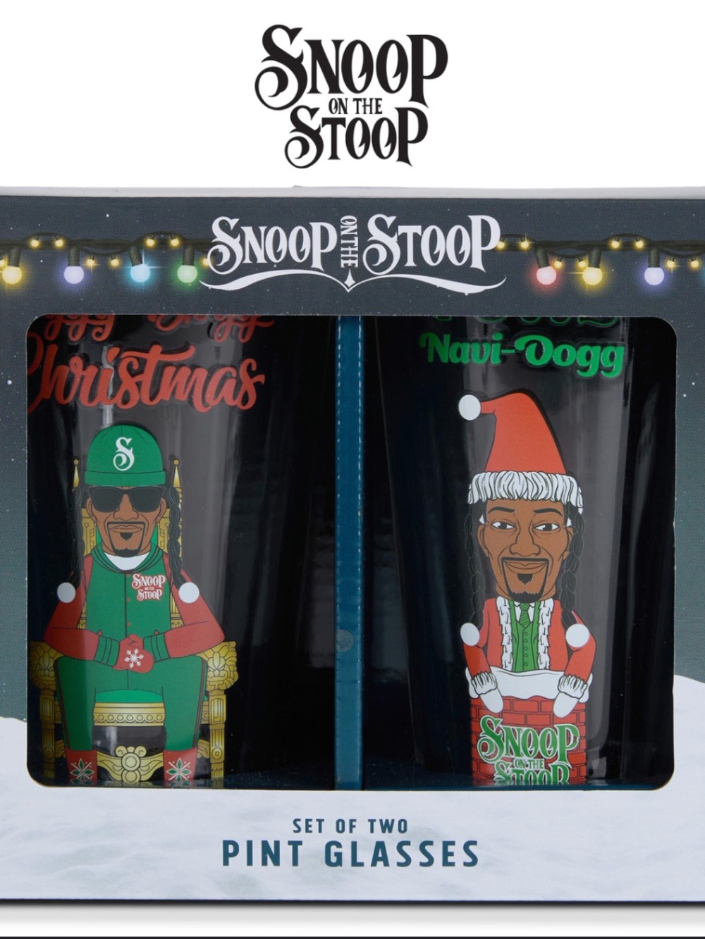 Snoop On The Stoop Pint Glasses